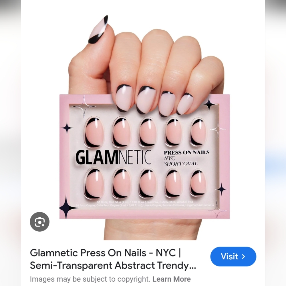 Glamnetic Press-On Nails - Short Oval